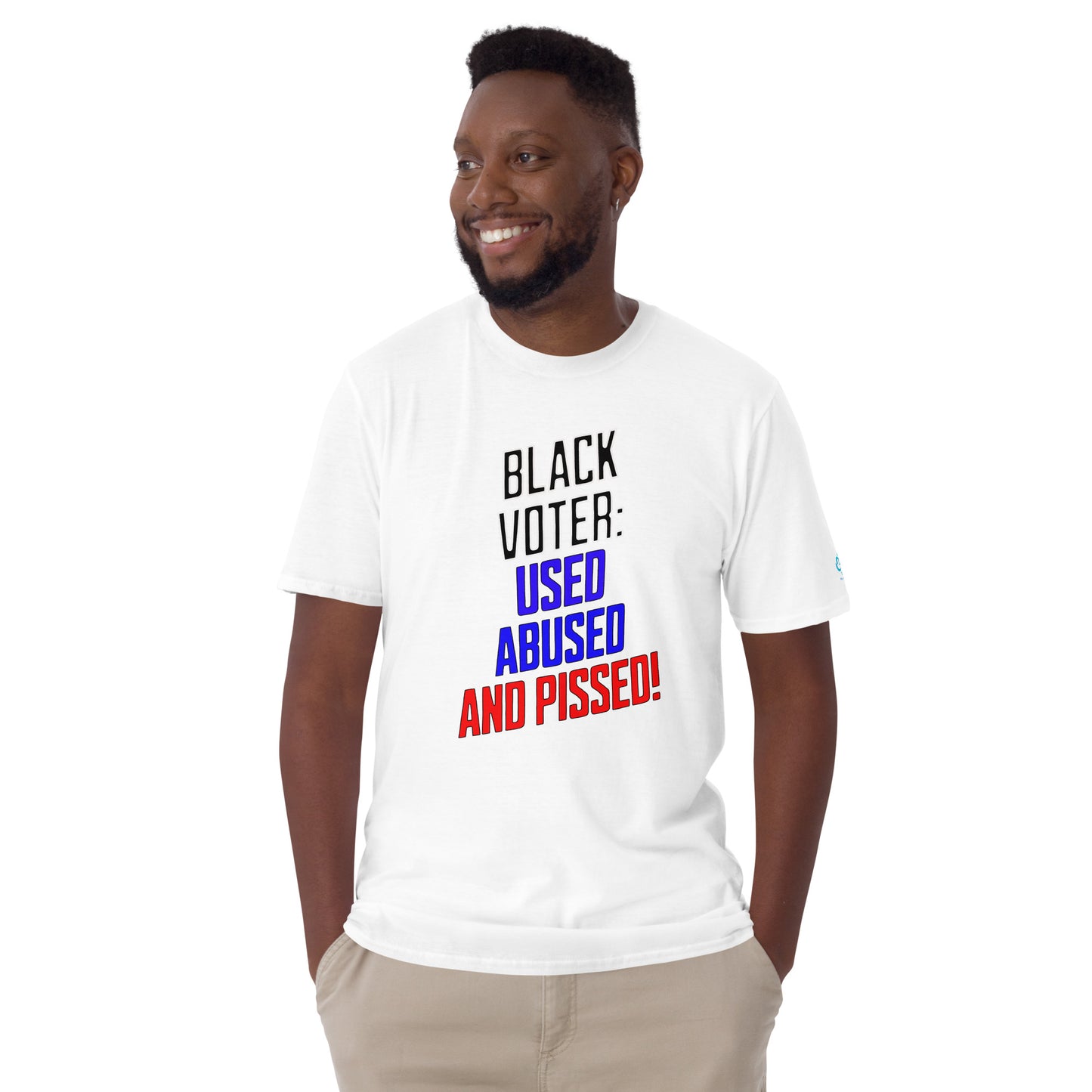 Black Voter Short-Sleeve Unisex T-Shirt